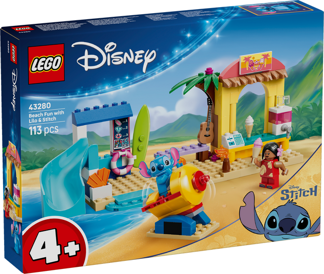 LEGO Disney Beach Fun with Lilo & Stitch 43280L