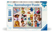 Ravensburger Puzzle 100 Pieces: Famous Disney Characters 12004118V