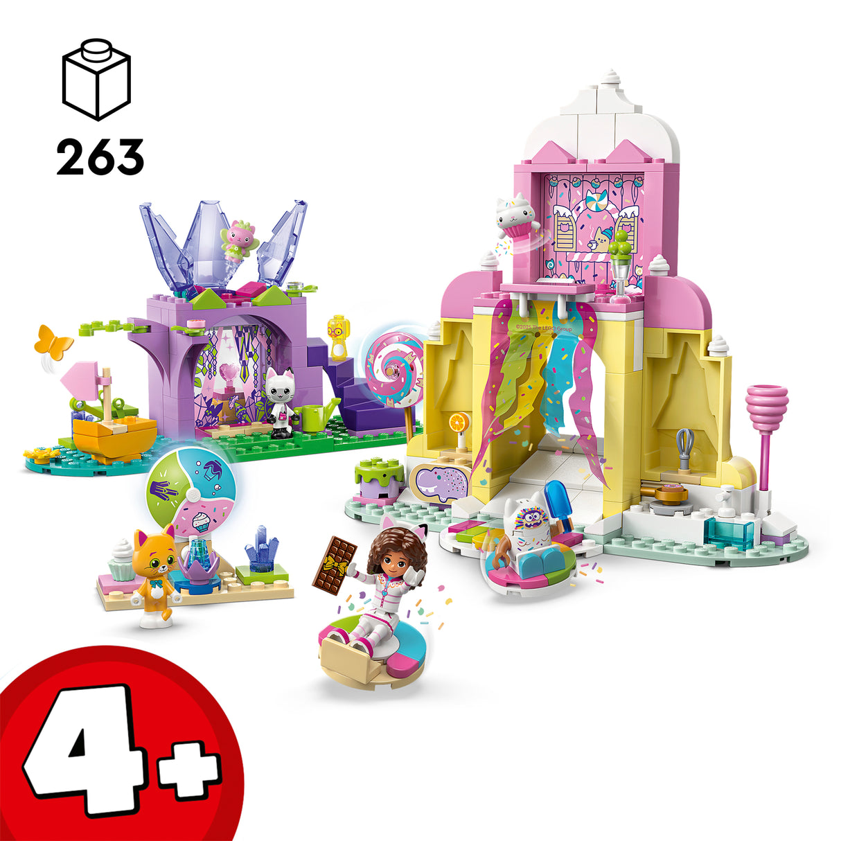 LEGO Gabby`s Dollhouse Sweet Treat Mountain & Kitty Garden 11205L