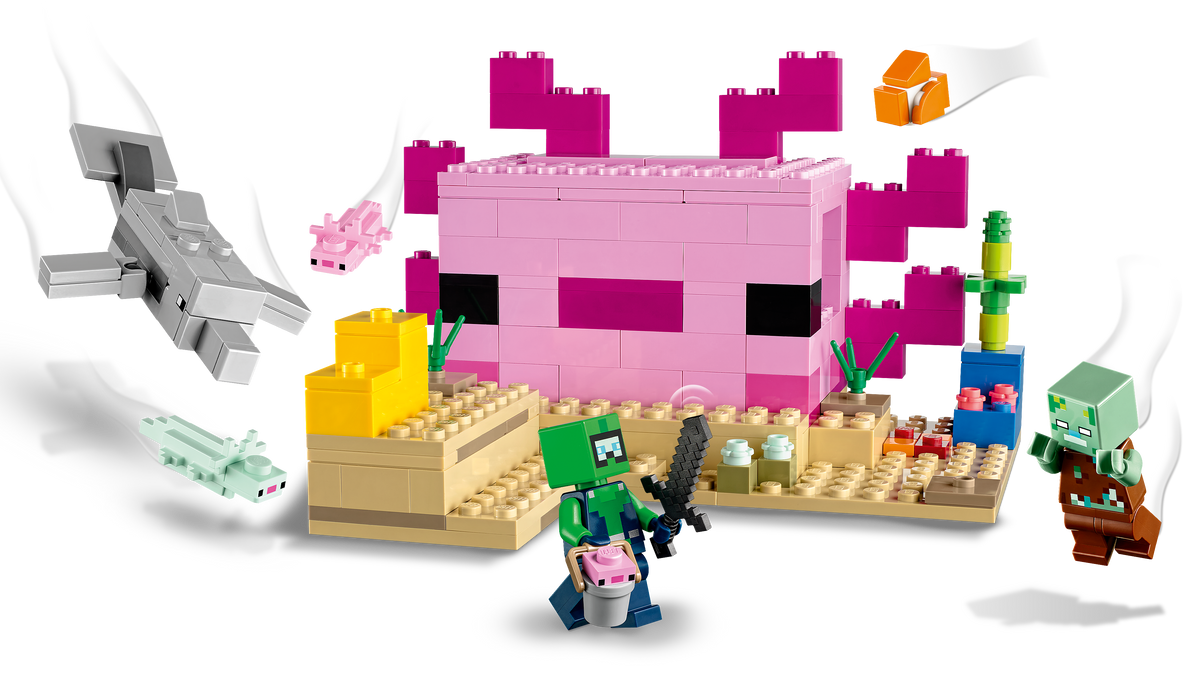 LEGO Minecraft The Axolotl House 21247L