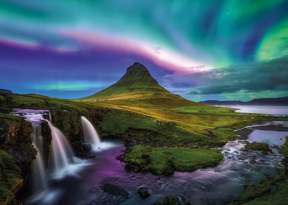 Ravensburger Puzzle 1000 Pieces: Aurora Over Kirkjufell 12001744V