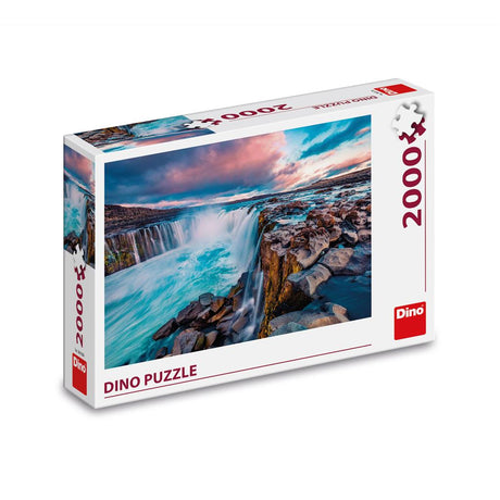Dino Puzzle 2000 pc Waterfall of Selfoss 56130D