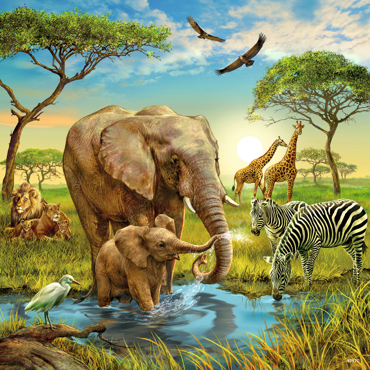 
Ravensburger Puzzle 3x49 pc World Animals 093304V