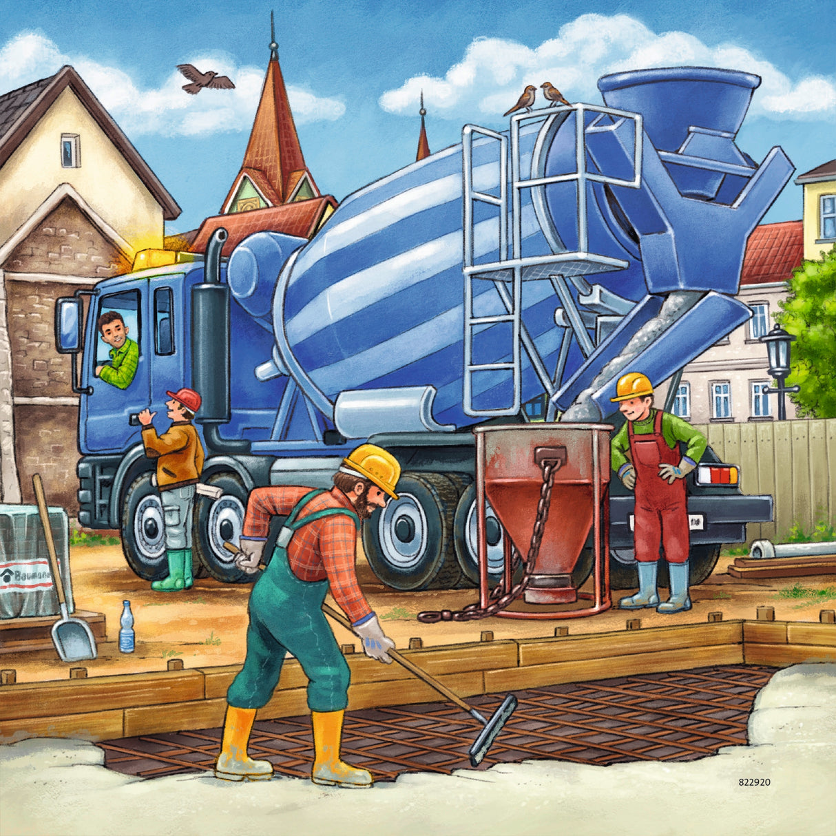 Ravensburger Puzzle 3x49 pc Giant Machines 092260V