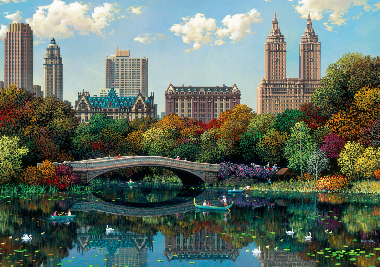 Ravensburger Puzzle 1000 pc New York's Bow Bridge 12001485V