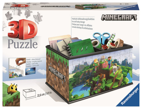 
Ravensburger 3D Puzzle Storage Box Minecraft 112869V