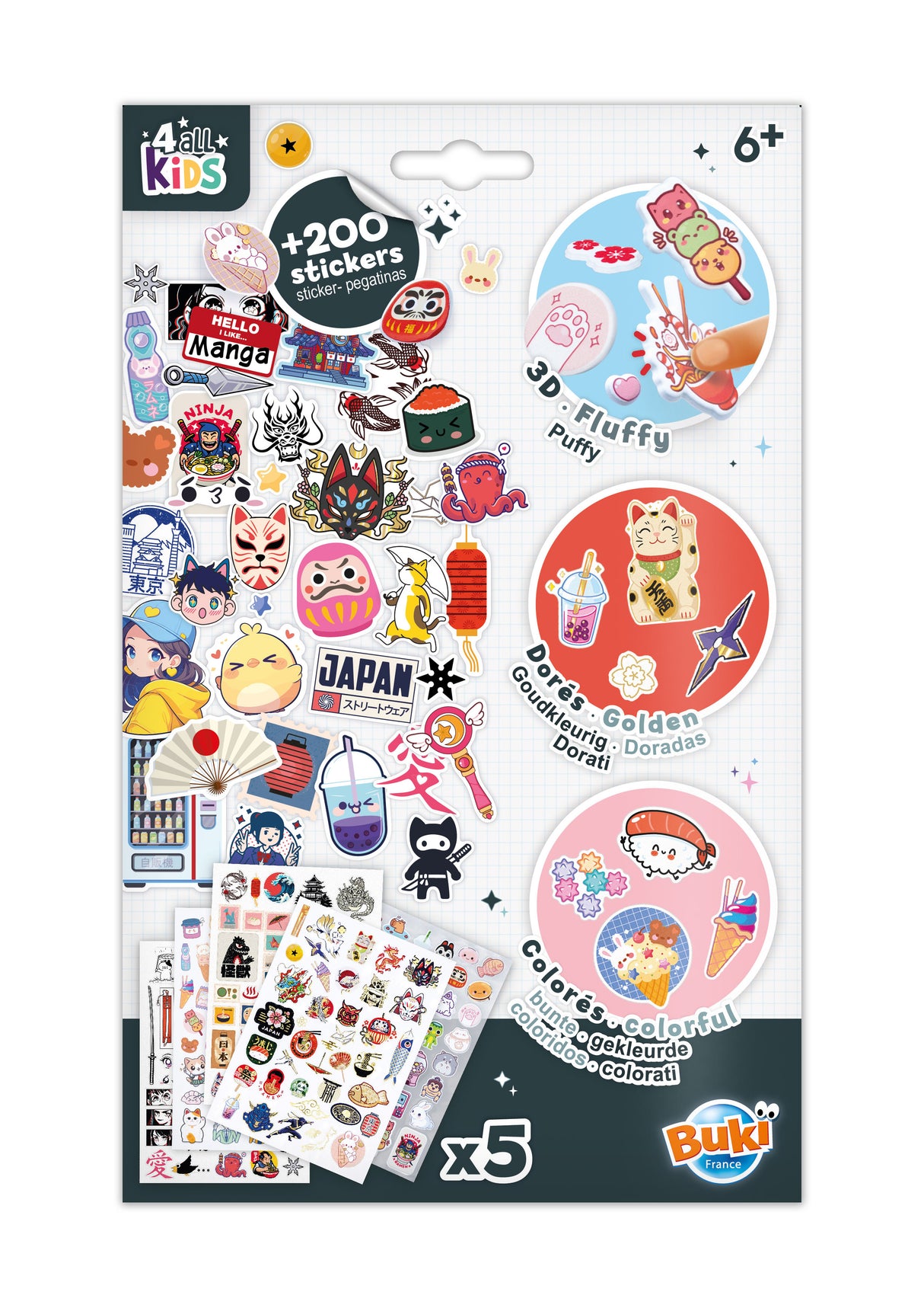 Buki Sticker Pack - Manga FK021I