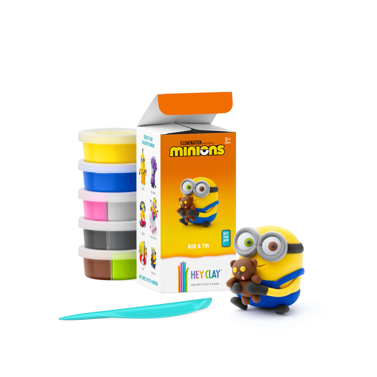 HEY CLAY Modeling Clay Minion Bob & Tim 50177E