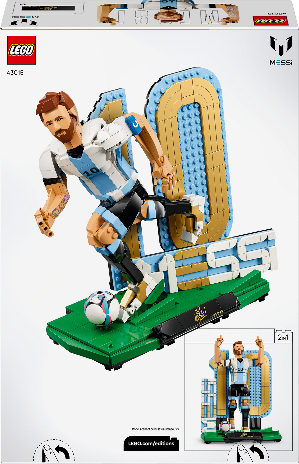 LEGO Editions Lionel Messi – Soccer Legend 43015L