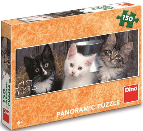 Dino panoramic puzzle 150 pcs Kitten 39333D