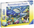 Ravensburger Puzzle 100 pc Reef of the Sharks 109517V