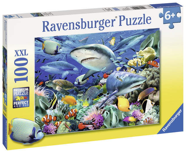 Ravensburger Puzzle 100 pc Reef of the Sharks 109517V