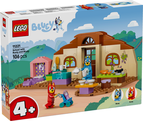 LEGO Bluey School with Rusty and Bluey 11221L