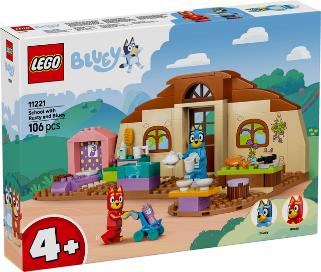 LEGO Bluey School with Rusty and Bluey 11221L