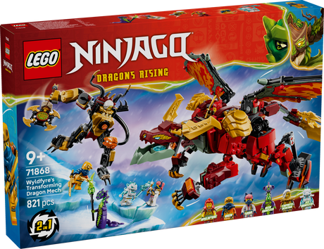 LEGO Ninjago Wyldfyre's Transforming Dragon Mech 71868L