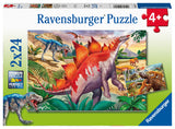 Ravensburger Puzzle 2x24 pc Dinosaurs 051793V