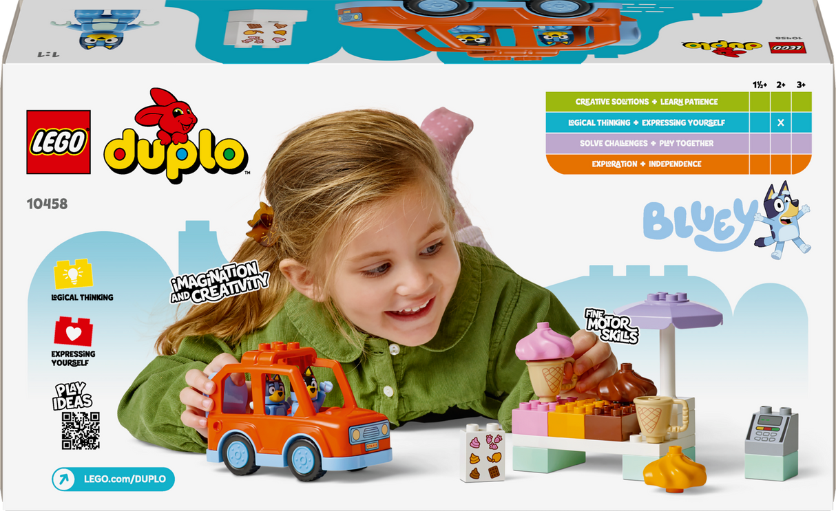 LEGO DUPLO Ice Cream Trip with Bluey 10458L