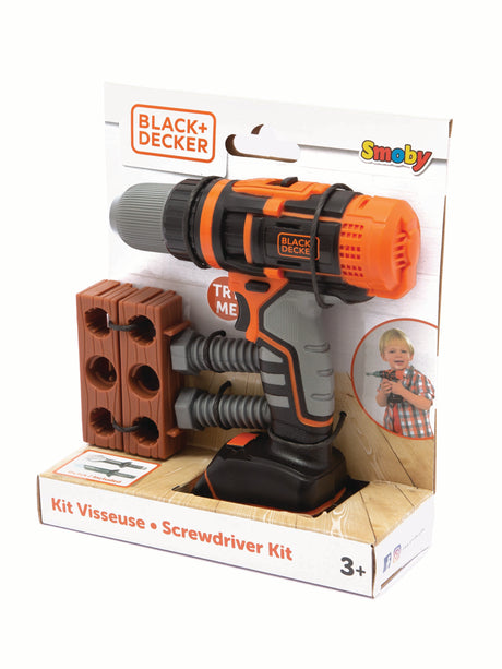 Smoby B&D Mechanical Drill & Accessories 360918S