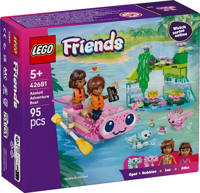 LEGO Friends Axolotl Adventure Boat 42681L