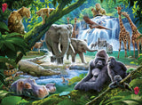 Ravensburger Puzzle 100 pc Jungle family 129706V