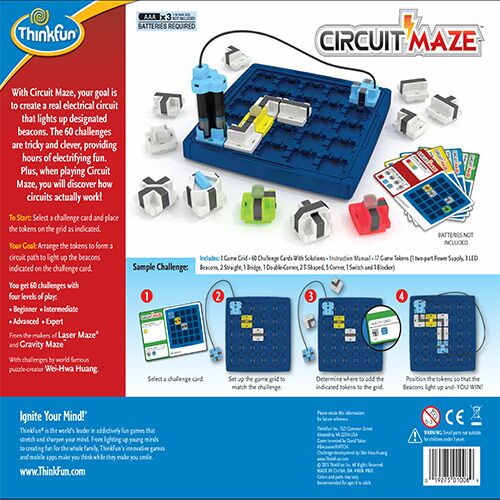 ThinkFun logic game Circuit Maze 76341F
