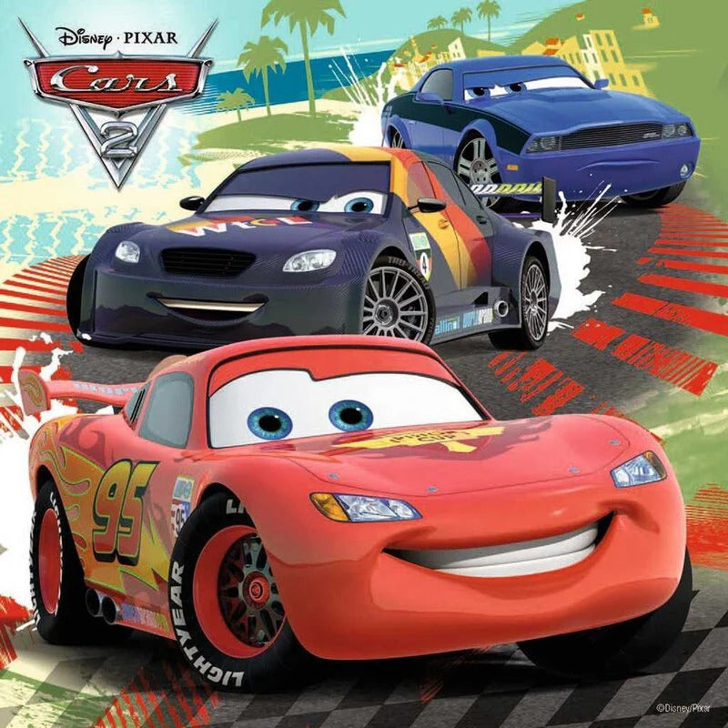Ravensburger Puzzle 3x49 pc Cars 2 092819V