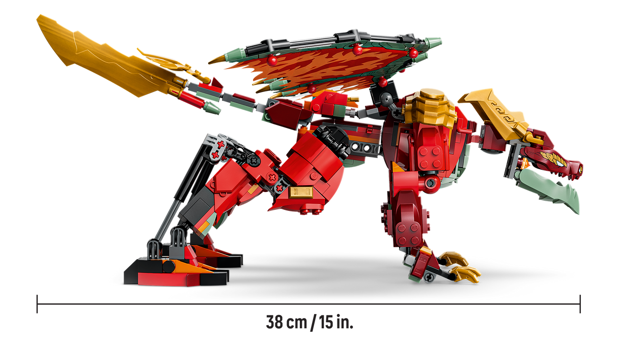 LEGO Ninjago Wyldfyre's Transforming Dragon Mech 71868L