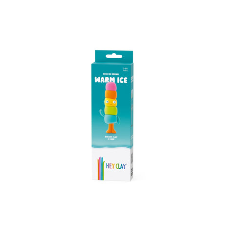 HEY CLAY Modeling Clay 3 Pieces: Warm Ice 30145E