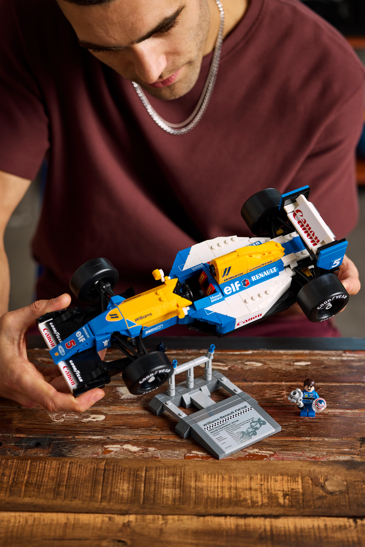LEGO Icons Williams Racing FW14B & Nigel Mansell 10353L