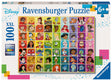 Ravensburger Puzzle 100 pc Disney multiple characters 133321V