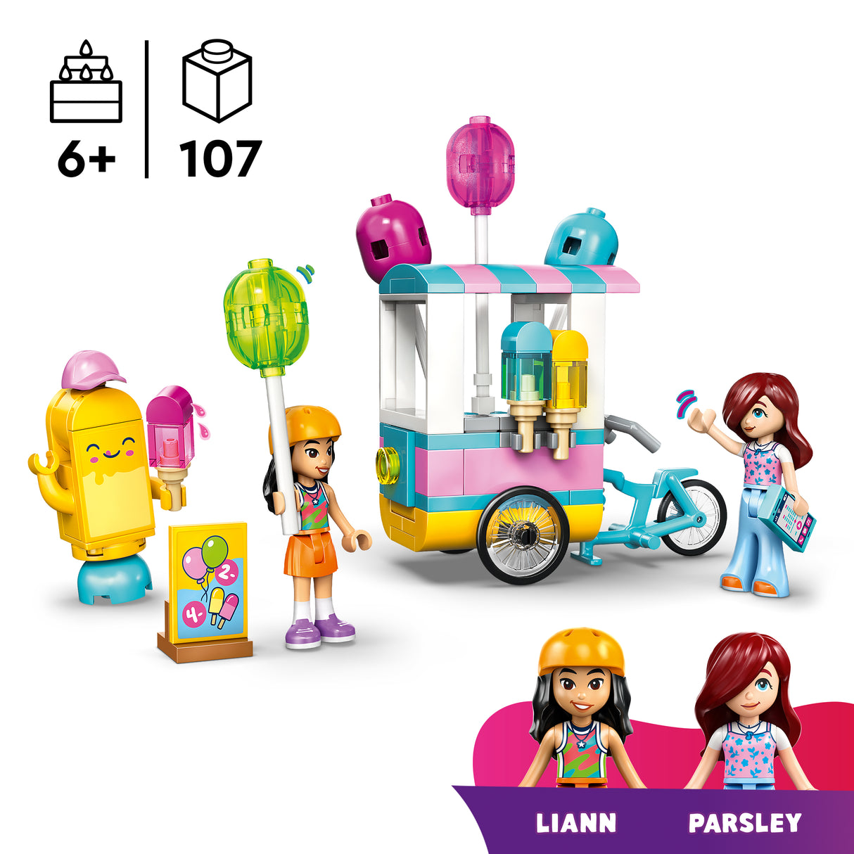 LEGO Friends Ice Cream & Balloon Stand 42692L