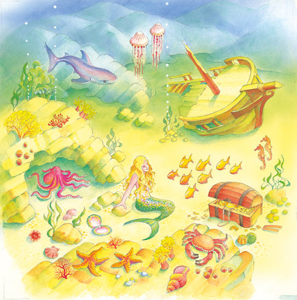 TTS Active World Tuff Tray Below the Sea Mat AW4B