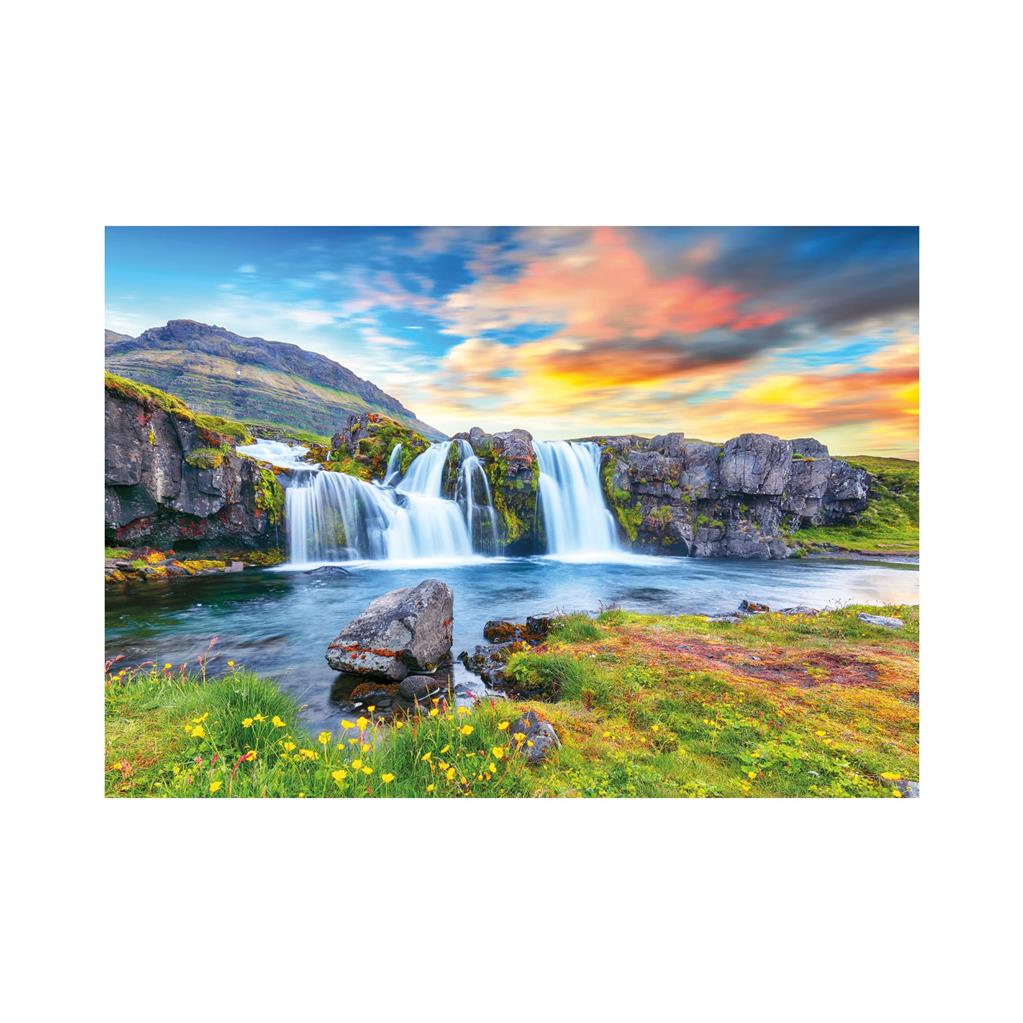 Dino Puzzle 500 pc Icelandic Waterfalls 50276D