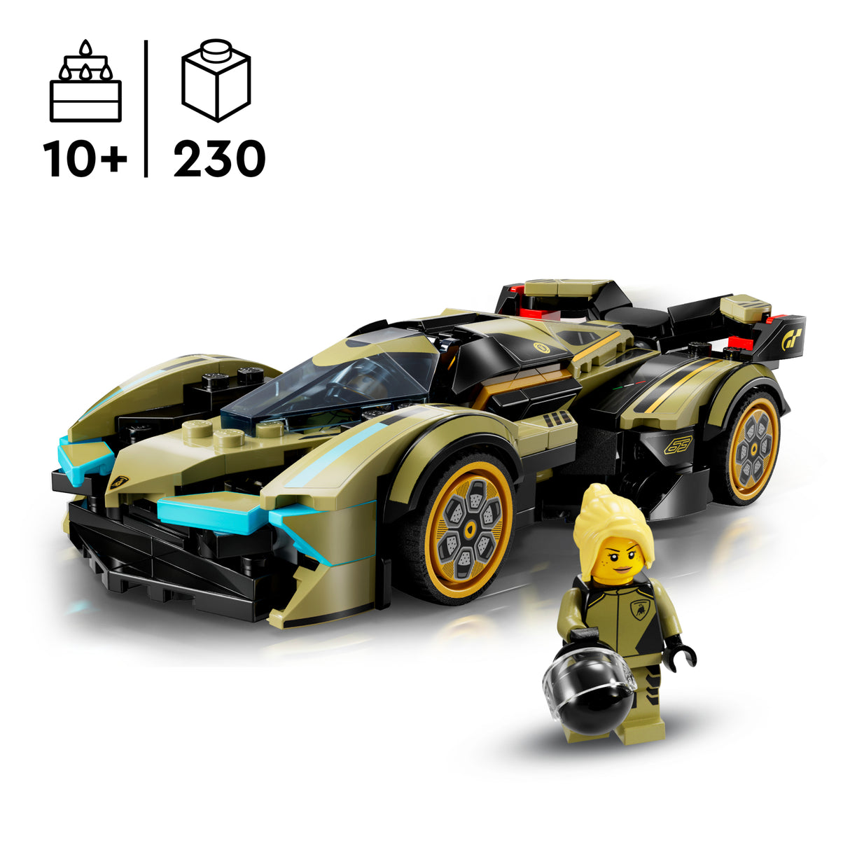 LEGO Speed Champions Lamborghini Lambo V12 Vision GT Super Car 76923L