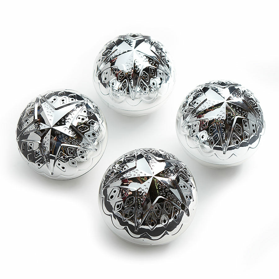 TTS Super Shiny Silver Sensory Balls 4pk EY06325B