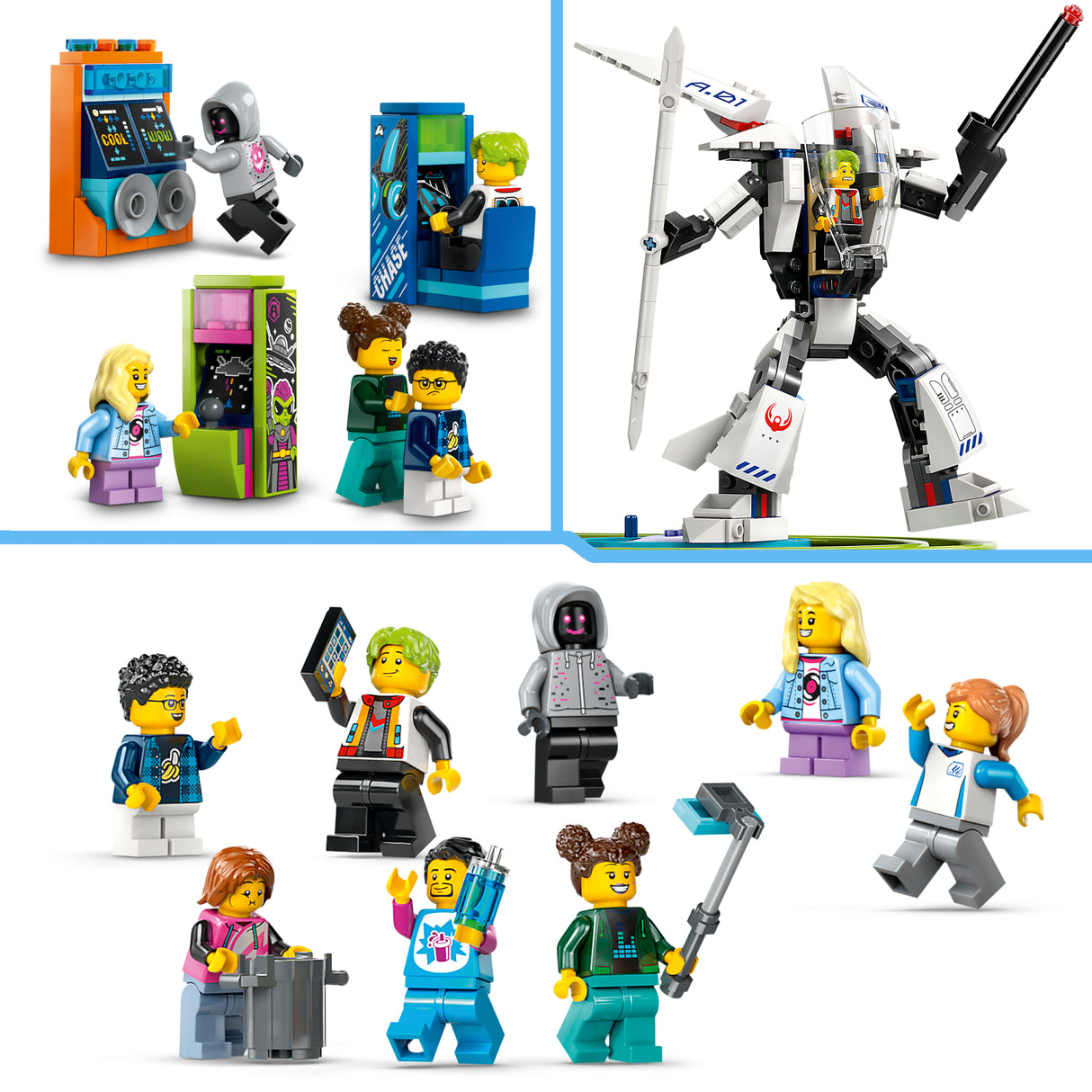 LEGO City Robot World Roller-Coaster Park 60421L