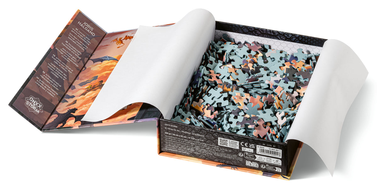 Ravensburger Puzzle 500 Pieces: Rebecca Yarros "Onyx Storm" 12004401V