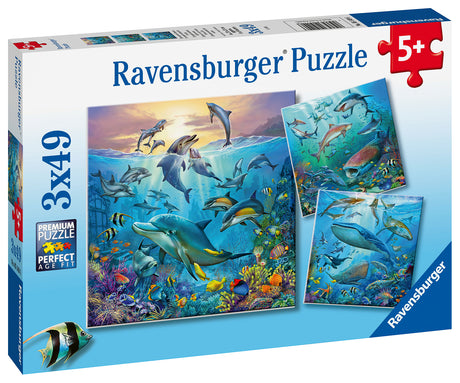 Ravensburger Puzzle 3x49 pc Ocean Life 051496V