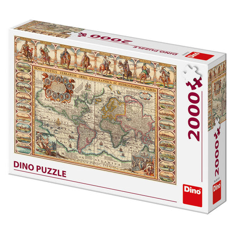 Dino Puzzle 2000 pc Antiquie World Map 56115D