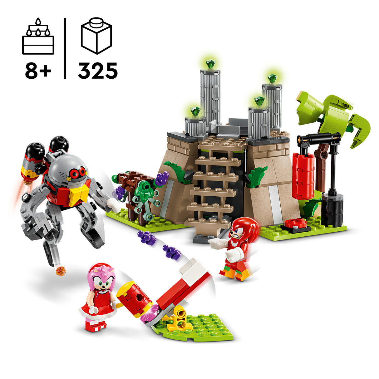 LEGO Sonic the Hedgehog Knuckles and the Master Emerald Shrine 76998L