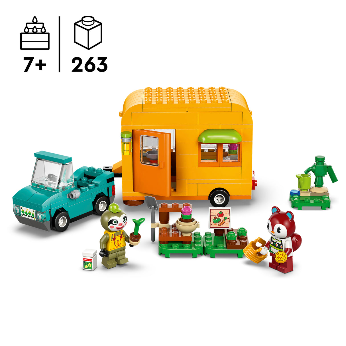 LEGO Animal Crossing Leif's Caravan & Garden Shop 77054L