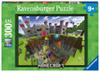Ravensburger Puzzle 300 pc Minecraft Land Crack 133345V