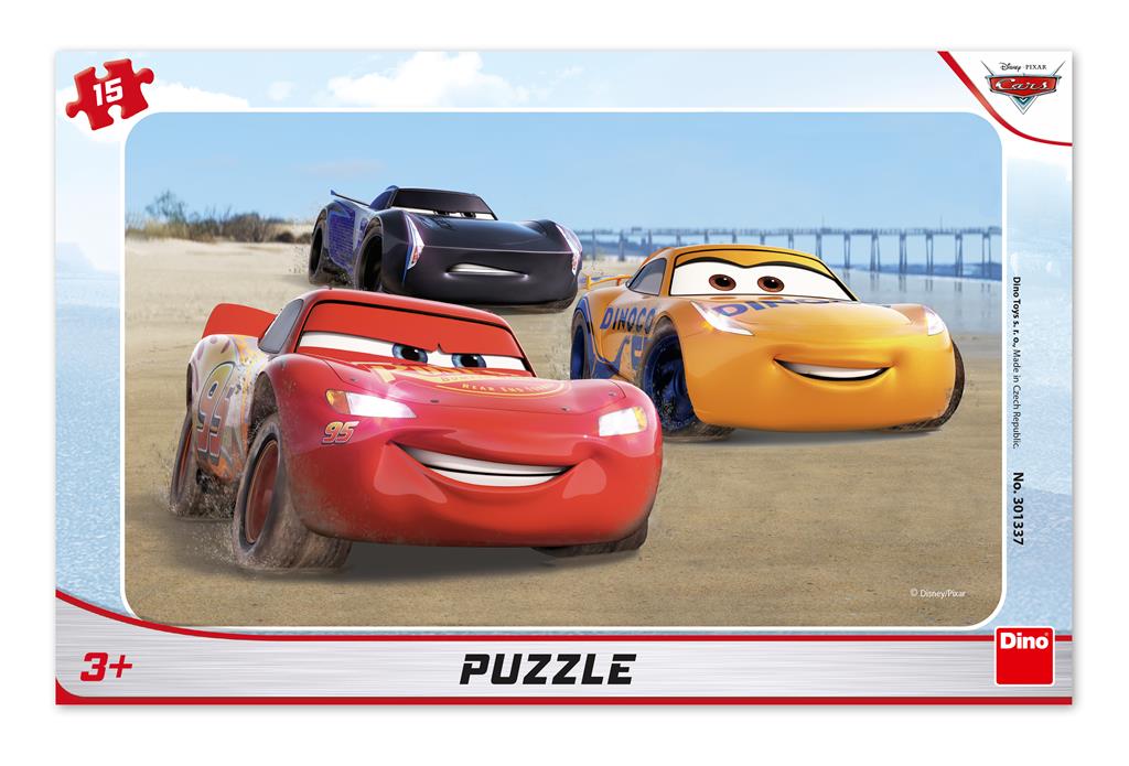Dino Frame Puzzle 15 pc, Cars 30133D