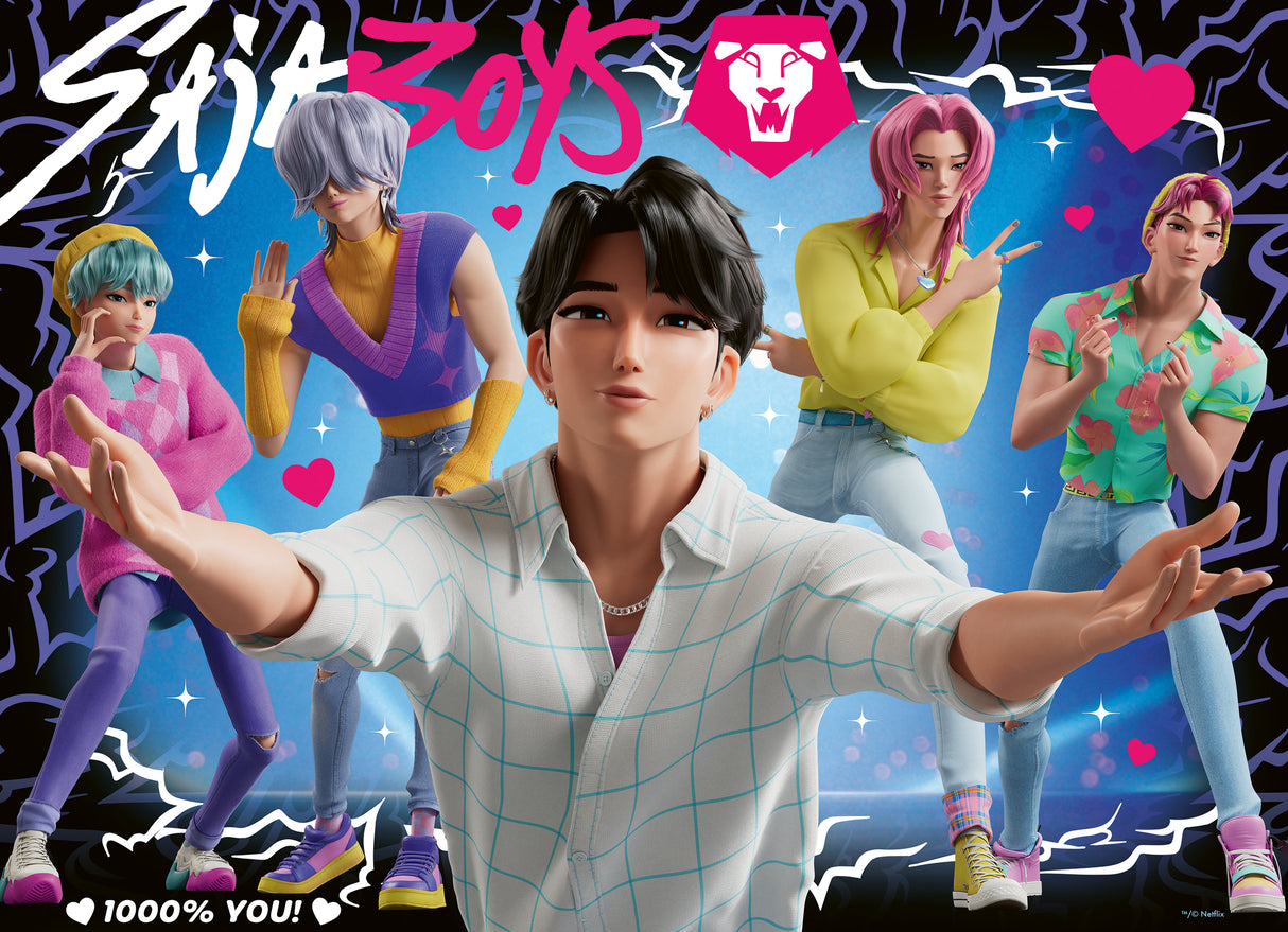 Ravensburger Puzzle  4x100 Pieces: KPop Demon Hunters 12004757V