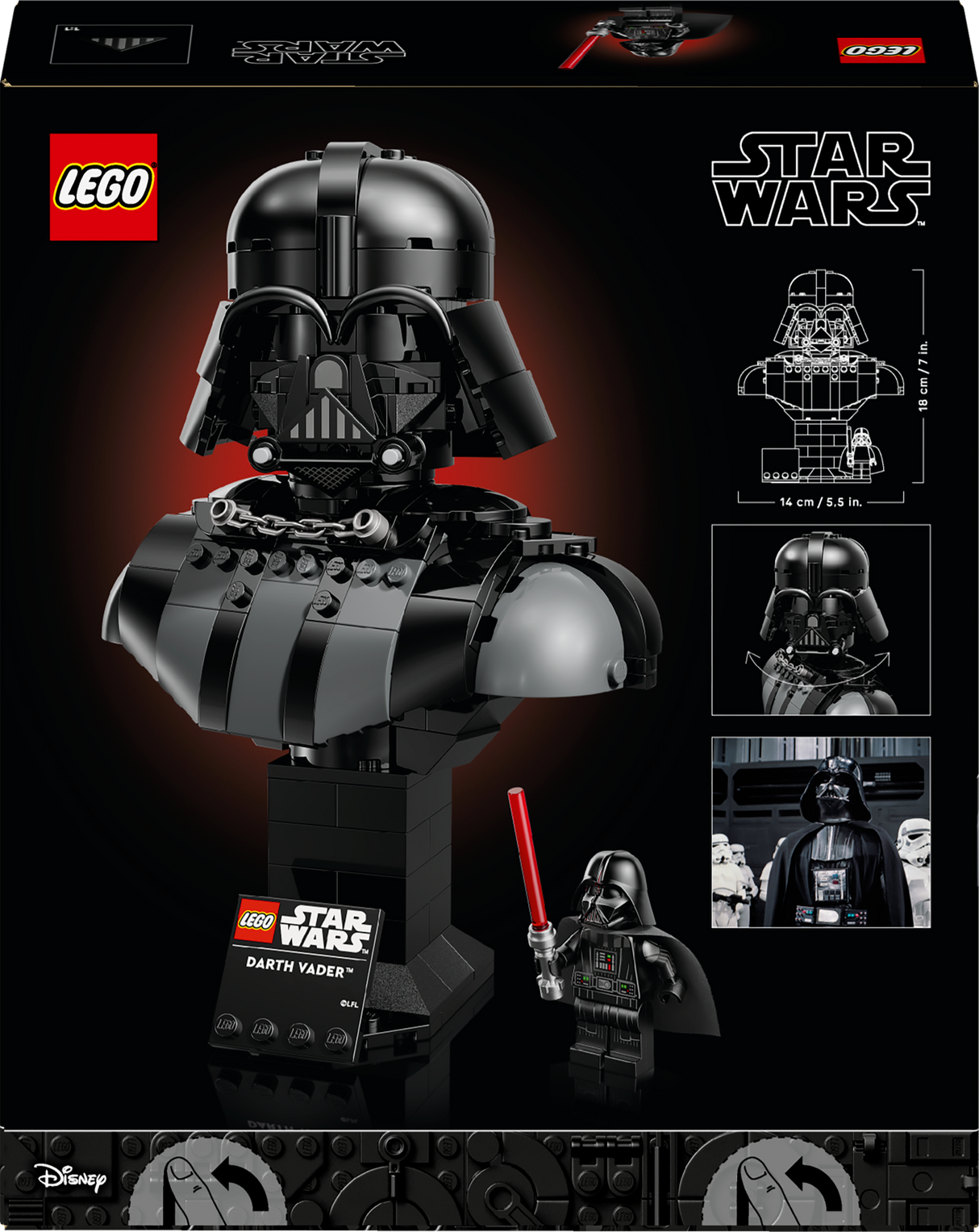 LEGO Star Wars Darth Vader Bust 75439L