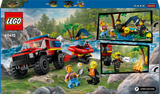 LEGO City 4x4 Fire Engine with Rescue Boat 60412L