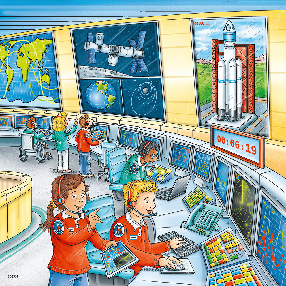 Ravensburger Puzzle 3x49 pc Space Mission 050888V