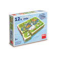 Dino Cube Puzzle 12 pc On The Farm 64136D