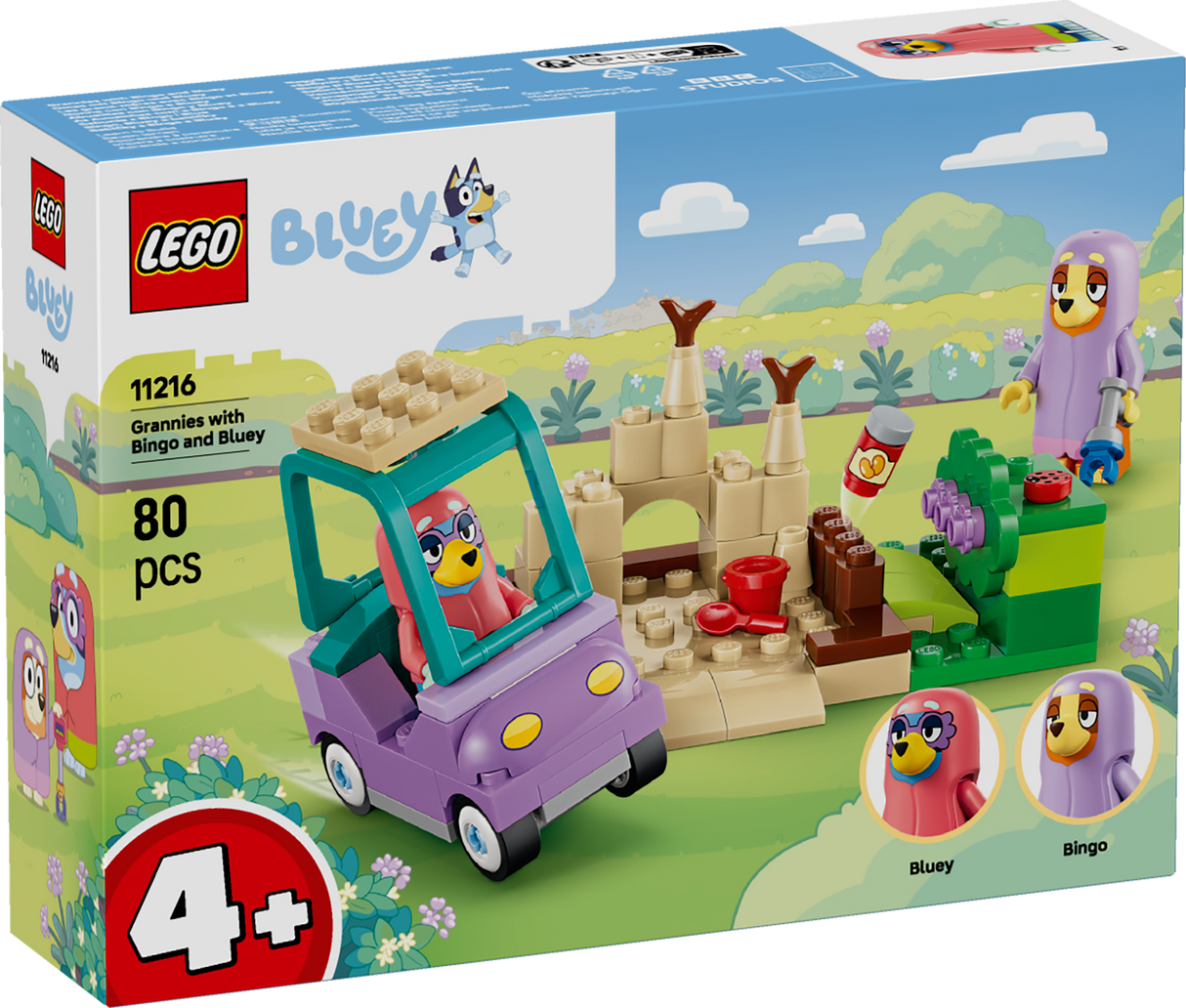 LEGO Bluey Grannies with Bingo and Bluey 11216L