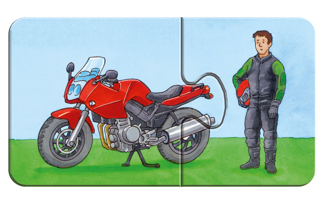 Ravensburger My First Puzzle 9x2 pc Commercial vehicles 073320V